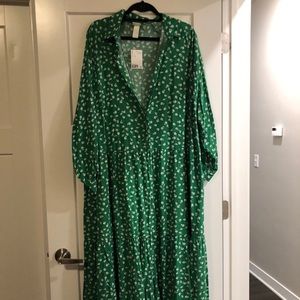 H&M Green Dress Size XL (New with Tags)